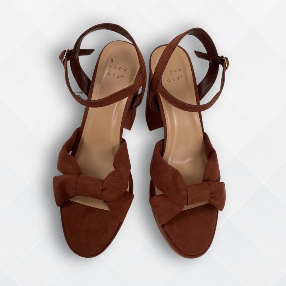 A New Day Riah Platform Heels  – Brown 8.5M (NWT)- WSH-100098